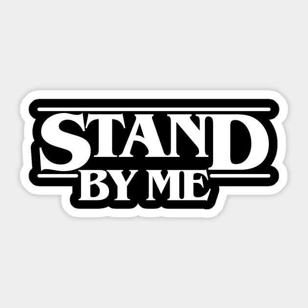 Stand Stranger by me Things Sticker by gastaocared